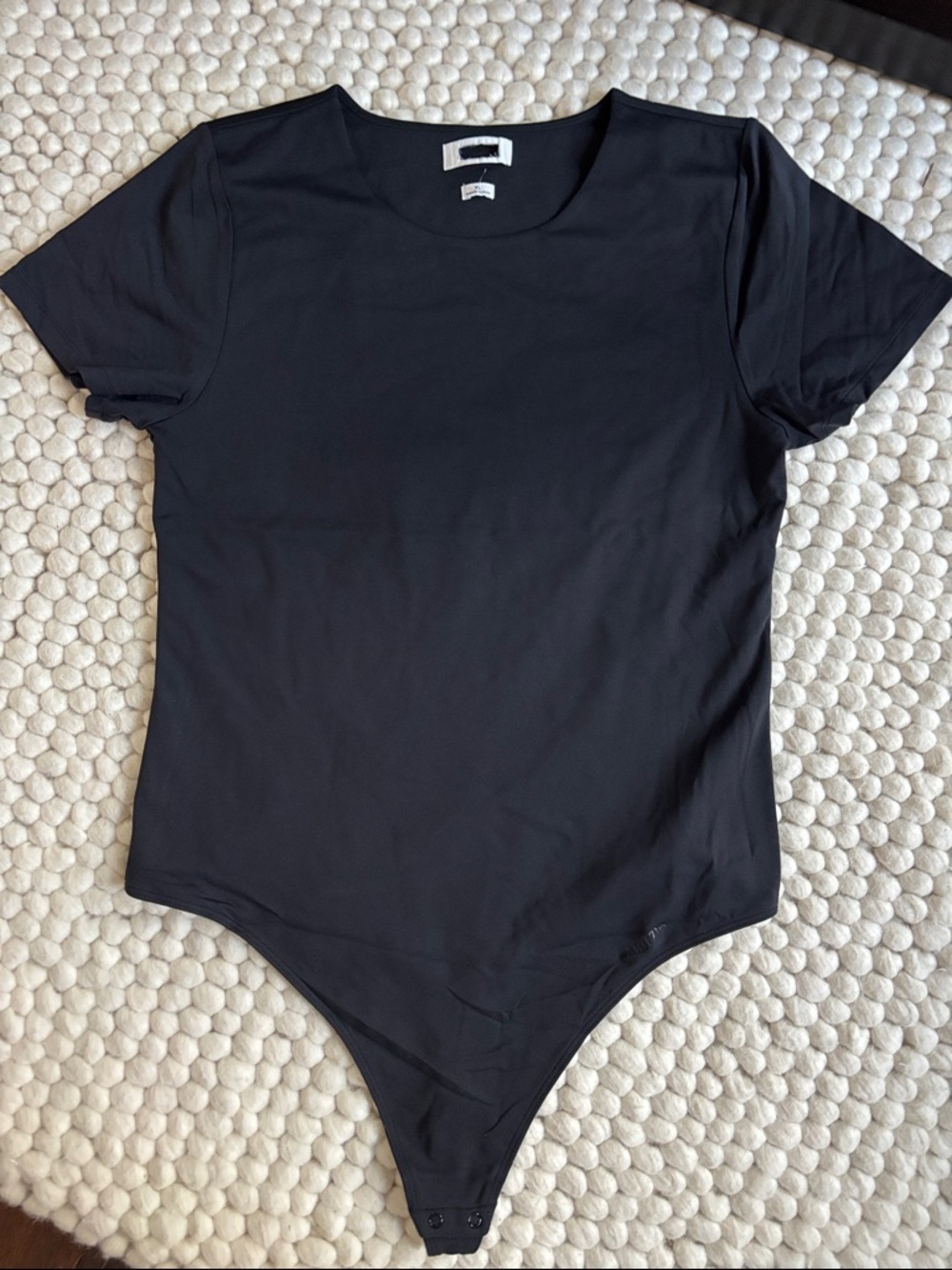 Aritzia Black Short Sleeve Bodysuit, new without tags